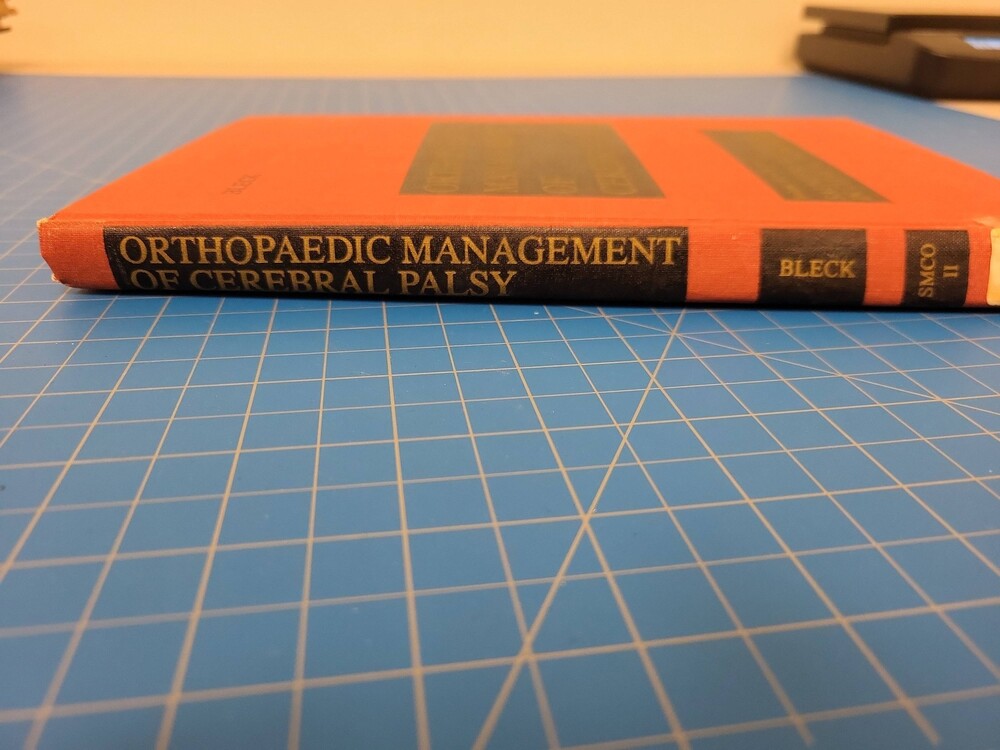Orthopaedic Management Cerebral Palsy Bleck II Saunders Monographs Clinical